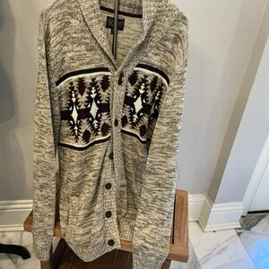 Retrofit men’s cardigan. XXL